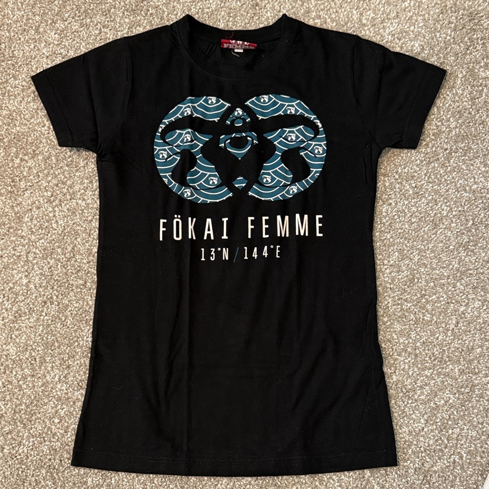 FOKAI Guam Femme Black Graphic Tee